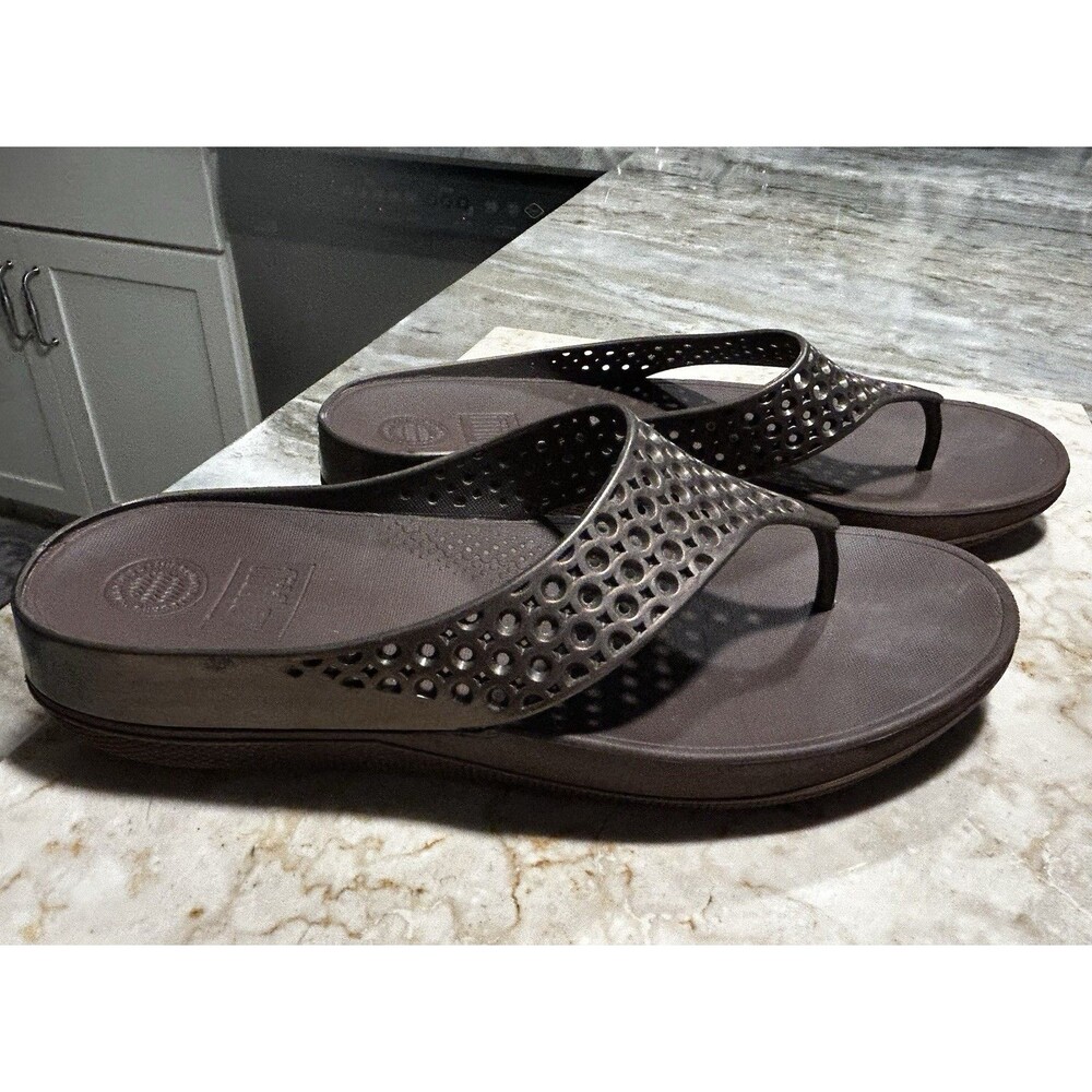 Fitflop Women's Ringer Welljelly Flip Flop Sandals Size 9
